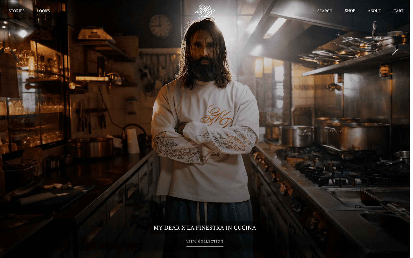 My Dear Clothing — ukázka projektu